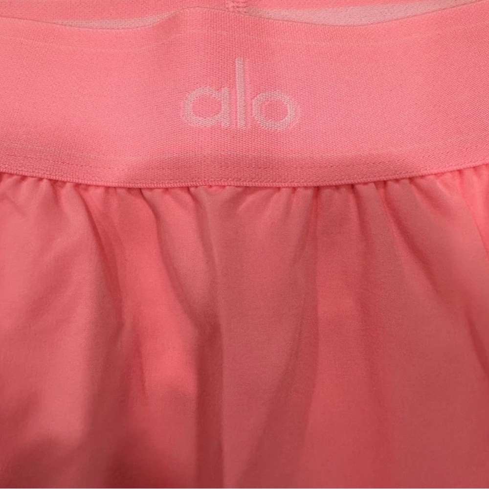 LAST ONE! SAME DAY SHIP NWT ALO YOGA Neon Bubblegum Pink MATCH POINT SKIRT short - Picture 9 of 12